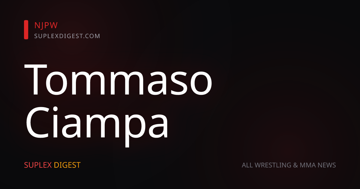 Tommaso Ciampa NJPW Opponents: Three stars for AEW’s Psycho Killer to face following crossover teases