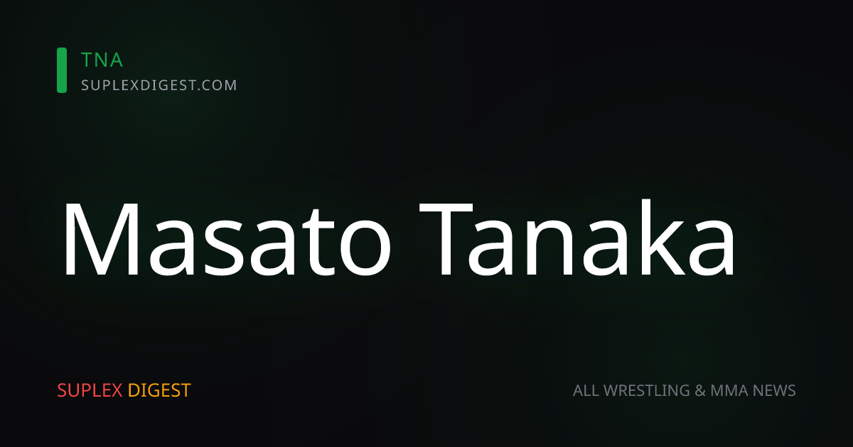 WrestleCon Tribute Show: Masato Tanaka Goes Down Swinging