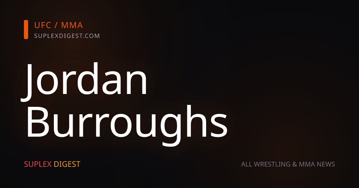 Jordan Burroughs calls out Georges St. Pierre for wrestling match