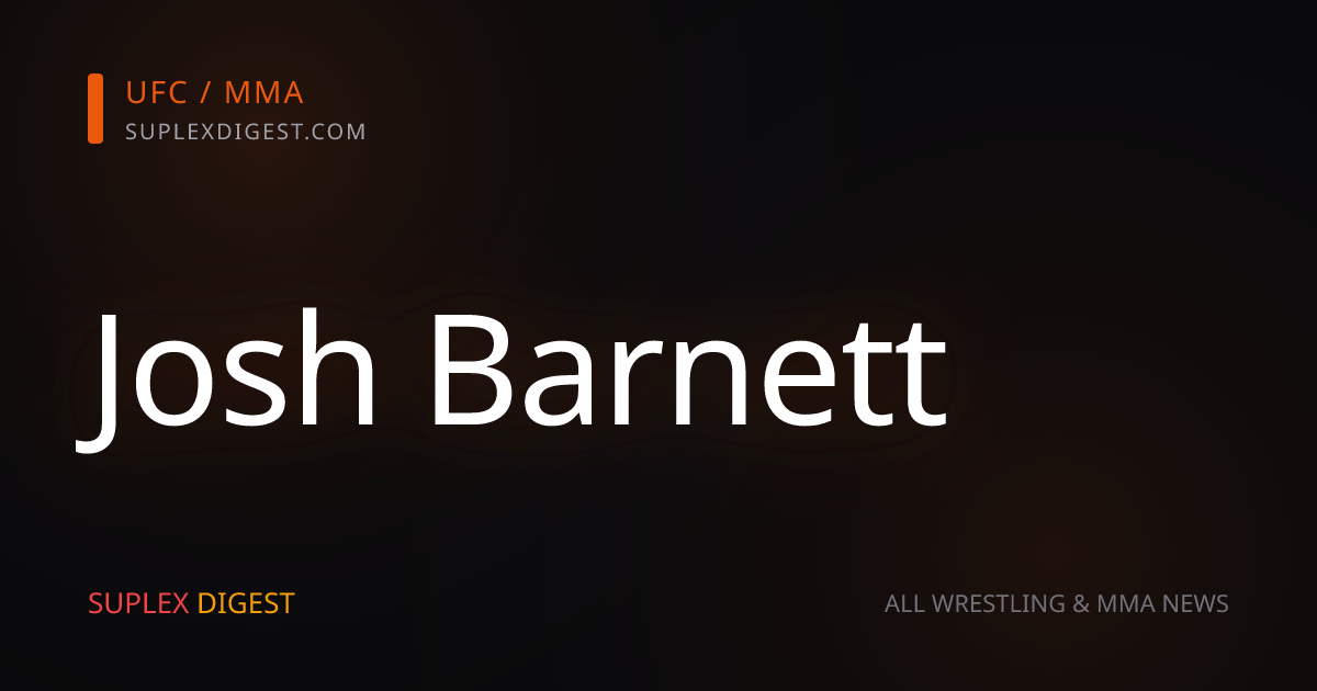 Josh Barnett laments the sad state of the heavyweight division: ‘The worst it’s been for a while now’