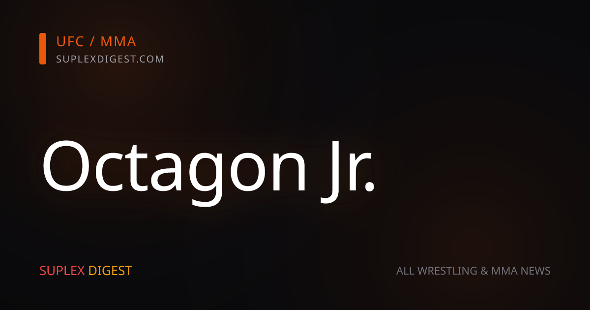 Octagon Jr. Provides An Update Following His Recent Injury
