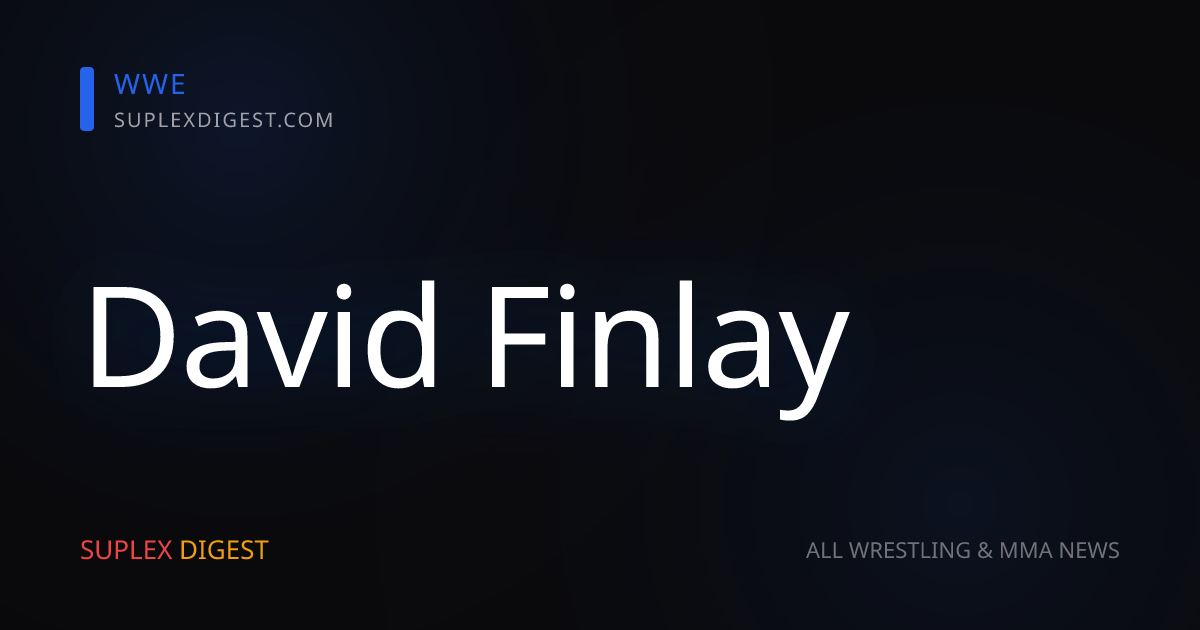 WWE’s Fit Finlay Fires Back At David Finlay After ‘Greatest Accomplishment’ Insult