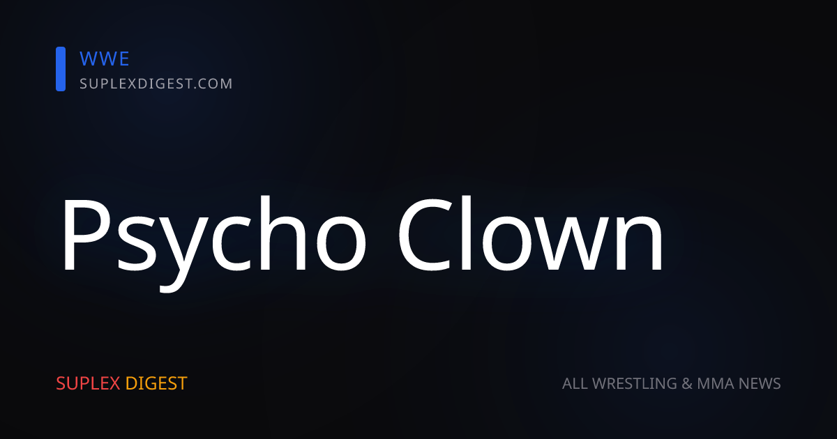 WWE News: Psycho Clown Set for SummerSlam Takeover Meet & Greet, New ECW Merchandise Collection Available, Superstars Test Culinary Strength