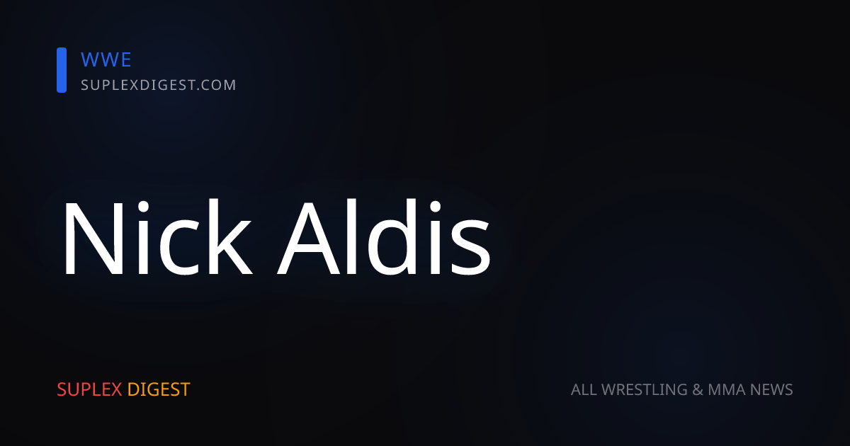 WWE Star Addresses Nick Aldis’ In-Ring Future Following SummerSlam 2026