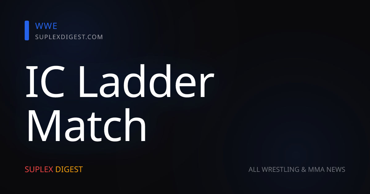 WrestleMania 42 IC Ladder Match: A Masterpiece Dissected — SuplexDigest